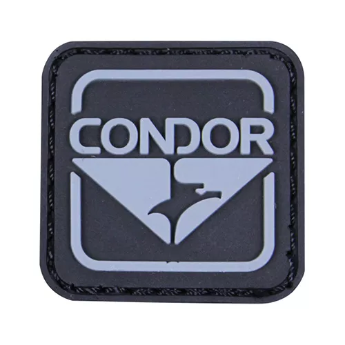 CONDOR OUTDOOR nášivka CONDOR 3x3 PVC ČERNÁ