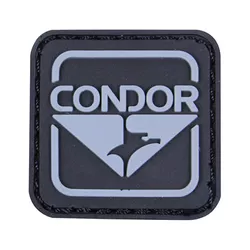 CONDOR OUTDOOR nášivka CONDOR 3x3 PVC ČERNÁ