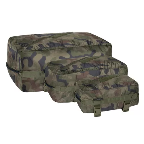 Helikon-Tex pouzdro sada 3 ks PAKCELL SET PL WOODLAND
