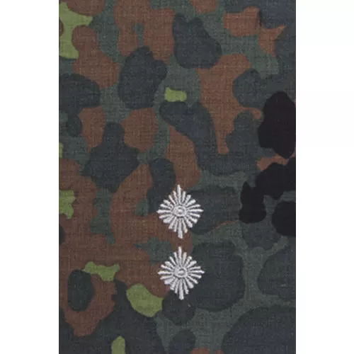 Bundeswehr nárameník BW OBERLEUTNANT FLECKTARN / stříbrné vyšití