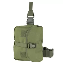 CONDOR OUTDOOR pouzdro RIG na plynovou masku stehenní ZELENÉ