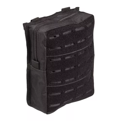 MIL-TEC pouzdro velké vertikální LASER CUT MOLLE ČERNÉ
