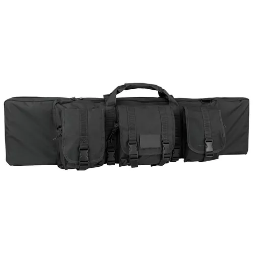 CONDOR OUTDOOR taška na pušku 105 cm se 3 kapsami a popruhem ČERNÁ