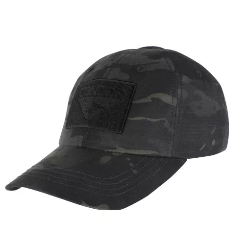 CONDOR OUTDOOR čepice OPERATOR s velcro panely MULTICAM BLACK