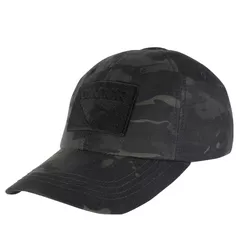 CONDOR OUTDOOR čepice OPERATOR s velcro panely MULTICAM BLACK