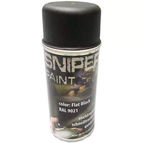 FOSCO barva ARMY ve spreji 150ml RAL 9021 / MATNÁ ČERNÁ