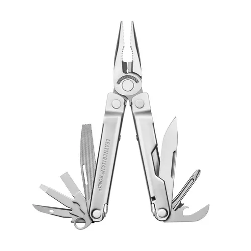 Leatherman kleště multifunkční skládací BOND STŘÍBRNÉ