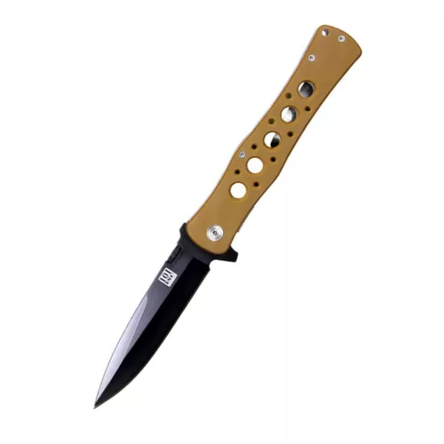101INC nůž zavírací SHADOW H219 hladké ostří COYOTE rukojeť