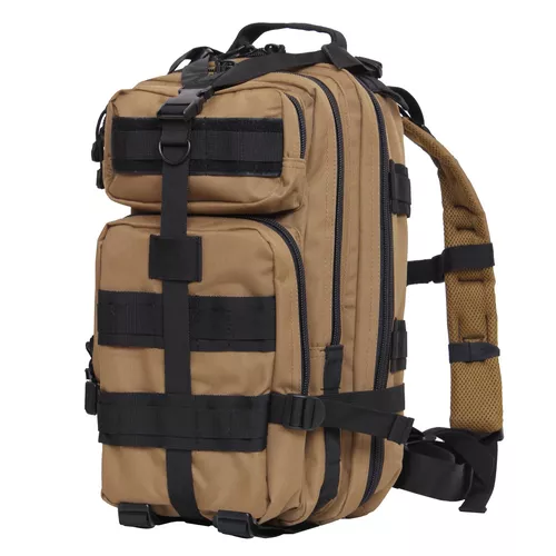 ROTHCO batoh ASSAULT I MEDIUM TRANSPORT COYOTE/ČERNÝ