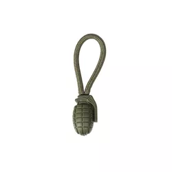 MIL-TEC šnůrka tahací na jezdec zipu GRANÁTEK 5 ks ZELENÝ