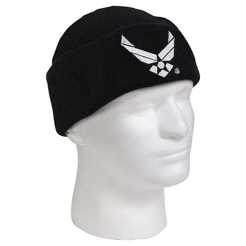 ROTHCO čepice pletená AIR FORCE WING ČERNÁ