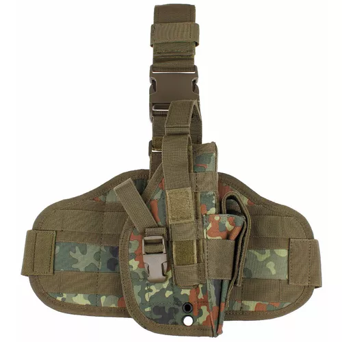 MFH pouzdro na zbraň stehenní MOLLE FLECKTARN
