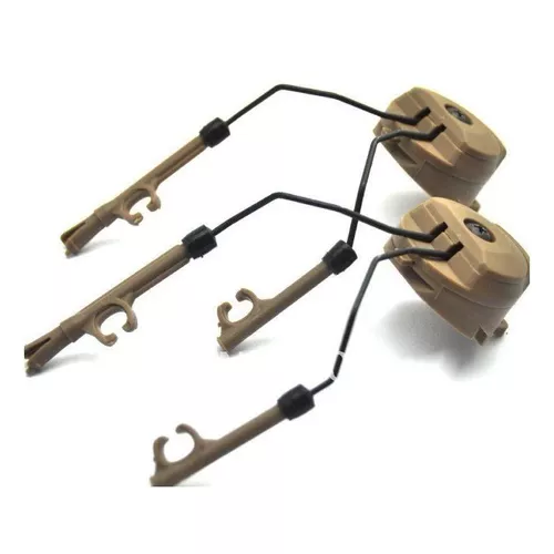 FMA rail adapter set na helmu pro headset PELTOR PÍSKOVÝ DESERT