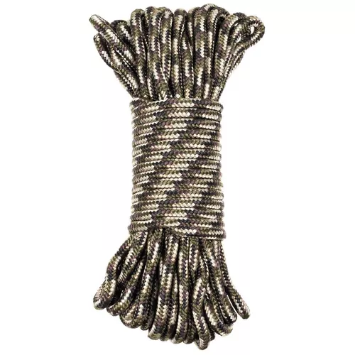 MFH šňůra Polyester ø 9 mm / 15 m maskovaná CAMO