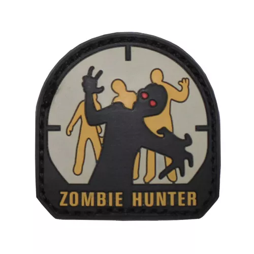 JACKETS TO GO nášivka 3D ZOMBIE HUNTER plast VELCRO