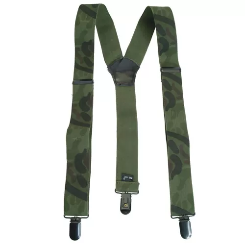 MIL-TEC kšandy kalhotové Y s klipsny WOODLAND