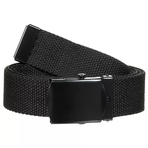 MFH opasek s kovovou přezkou 30 mm ČERNÝ