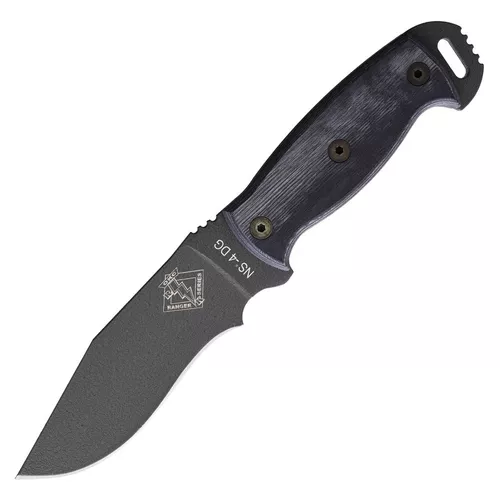Ontario Knife Company nůž RD4 s pevnou čepelí TMAVĚ ŠEDÝ