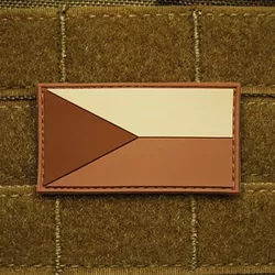JACKETS TO GO nášivka VLAJKA ČR plast velcro DESERT