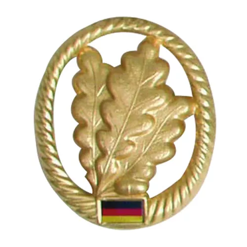 Bundeswehr odznak BW na baret zlatý Jägertruppe