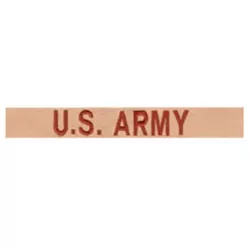 MILITARY RANGE nášivka "U.S. ARMY" DESERT