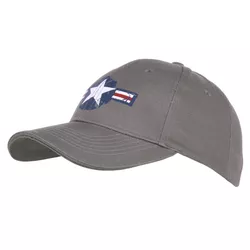 FOSTEX čepice baseball USAF WWII ŠEDÁ