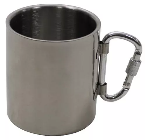 FOX Outdoor hrnek NEREZ dvoupláštový s karabinou 300 ml