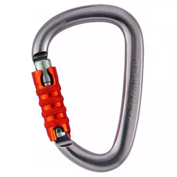 PETZL karabina WILLIAM s pojistkou TRIACT-LOCK ŠEDÁ