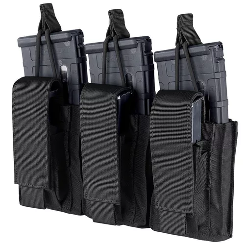 CONDOR OUTDOOR sumka KANGAROO GEN II na zásobníky 3xAR/AK+3xM9 ČERNÁ