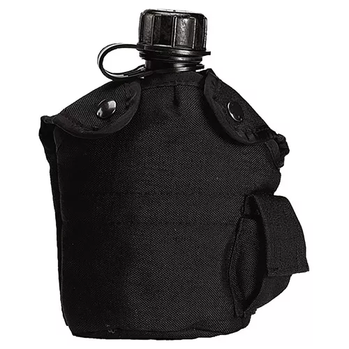 ROTHCO obal na US láhev 1 l se sumkou nylon ČERNÝ