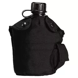 ROTHCO obal na US láhev 1 l se sumkou nylon ČERNÝ