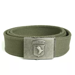 MIL-TEC opasek AIRBORNE 101 40mm ZELENÝ