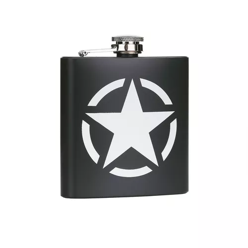 FOSCO placatka US ARMY STAR 170 ml NEREZ OCEL