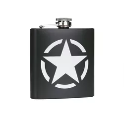 FOSCO placatka US ARMY STAR 170 ml NEREZ OCEL