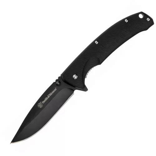 Smith & Wesson nůž zavírací VELOCITE hladké ostří ČERNÝ