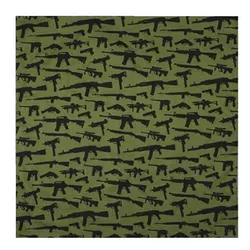 ROTHCO šátek 55 x 55 cm BANDANA GUN PATTERN OLIV