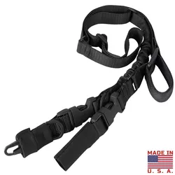 CONDOR OUTDOOR popruh zbraňový STRYKE jedno/dvoubodový ČERNÝ