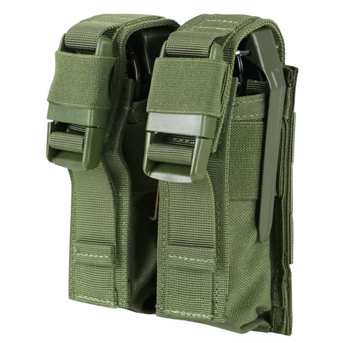 CONDOR OUTDOOR sumka MOLLE FLASHBANG dvojitá granátová ZELENÁ