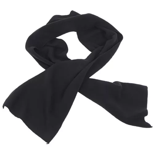 Pro Company šála fleece 160x25 cm ČERNÁ