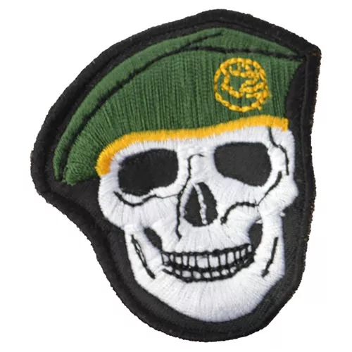 NAVYS nášivka LEBKA baret v barvě ZELENÁ