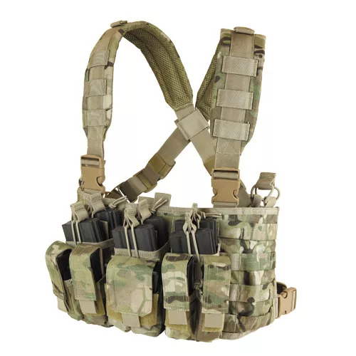 CONDOR OUTDOOR vesta taktická RECON CHEST RIG MULTICAM