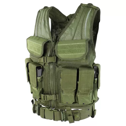CONDOR OUTDOOR vesta taktická ELITE TACTICAL - ZELENÁ