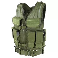 CONDOR OUTDOOR vesta taktická ELITE TACTICAL - ZELENÁ