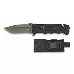 K25 nůž zavírací Tactical 19581 záchranář ČERNÝ