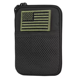 CONDOR OUTDOOR pouzdro MOLLE univerzální s vlajkou ČERNÉ