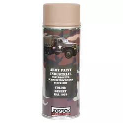 FOSCO barva ARMY ve spreji 400ml RAL 1019 PÍSKOVÁ DESERT