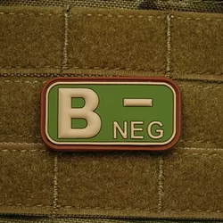 JACKETS TO GO nášivka KREV B NEG plast MULTICAM