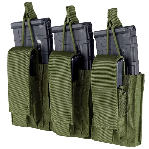 CONDOR OUTDOOR sumka KANGAROO GEN II na zásobníky 3xAR/AK+3xM9 ZELENÁ