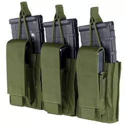 CONDOR OUTDOOR sumka KANGAROO GEN II na zásobníky 3xAR/AK+3xM9 ZELENÁ