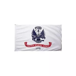 ROTHCO vlajka US ARMY 1775 BÍLÁ